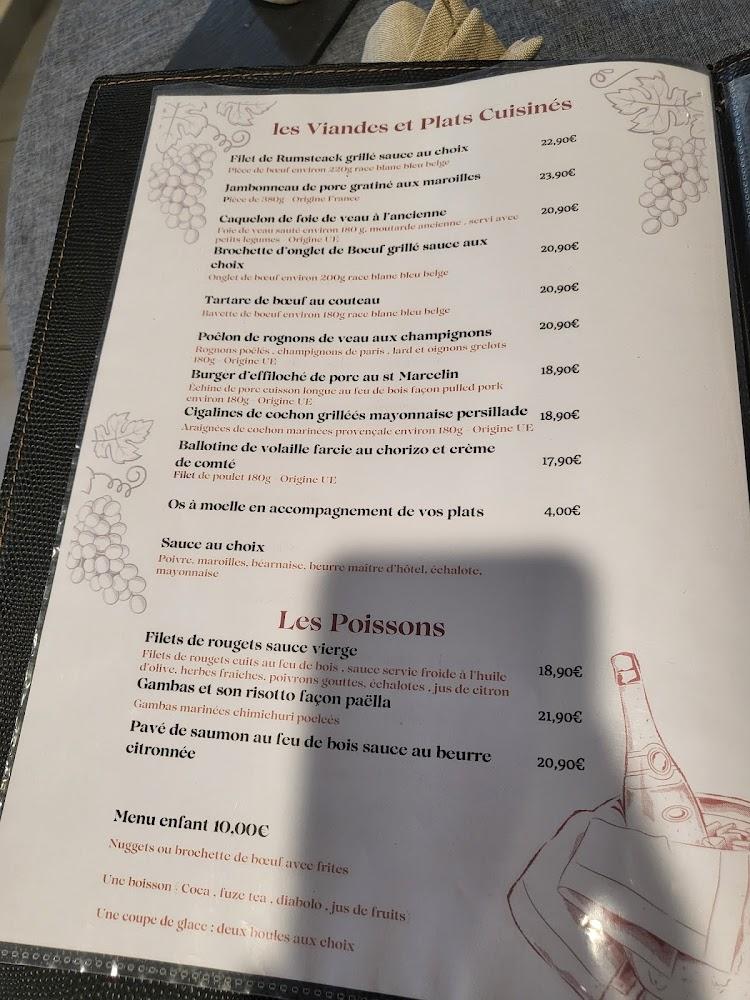 Au Relais de Champagne - Menu Image 2